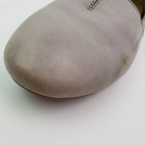 Born Sebra Womens Size 11 Gray Leather Slip On Casual Comfort Loafer Shoes - Picture 10 of 14